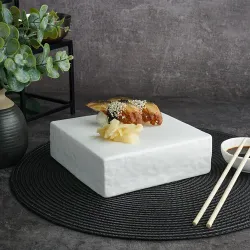 Блюдо квадратное 16*16 см h5,4 см White Matt Panasia P.L. Proff Cuisine [2]