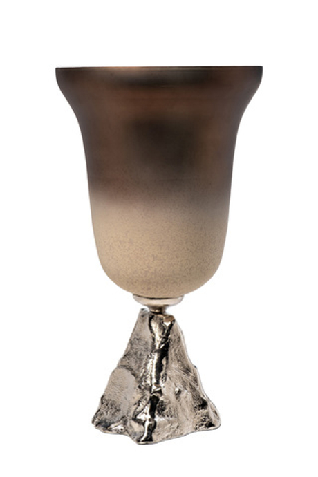 Ваза декоративная 25x45см Garda Decor на металлическом основании