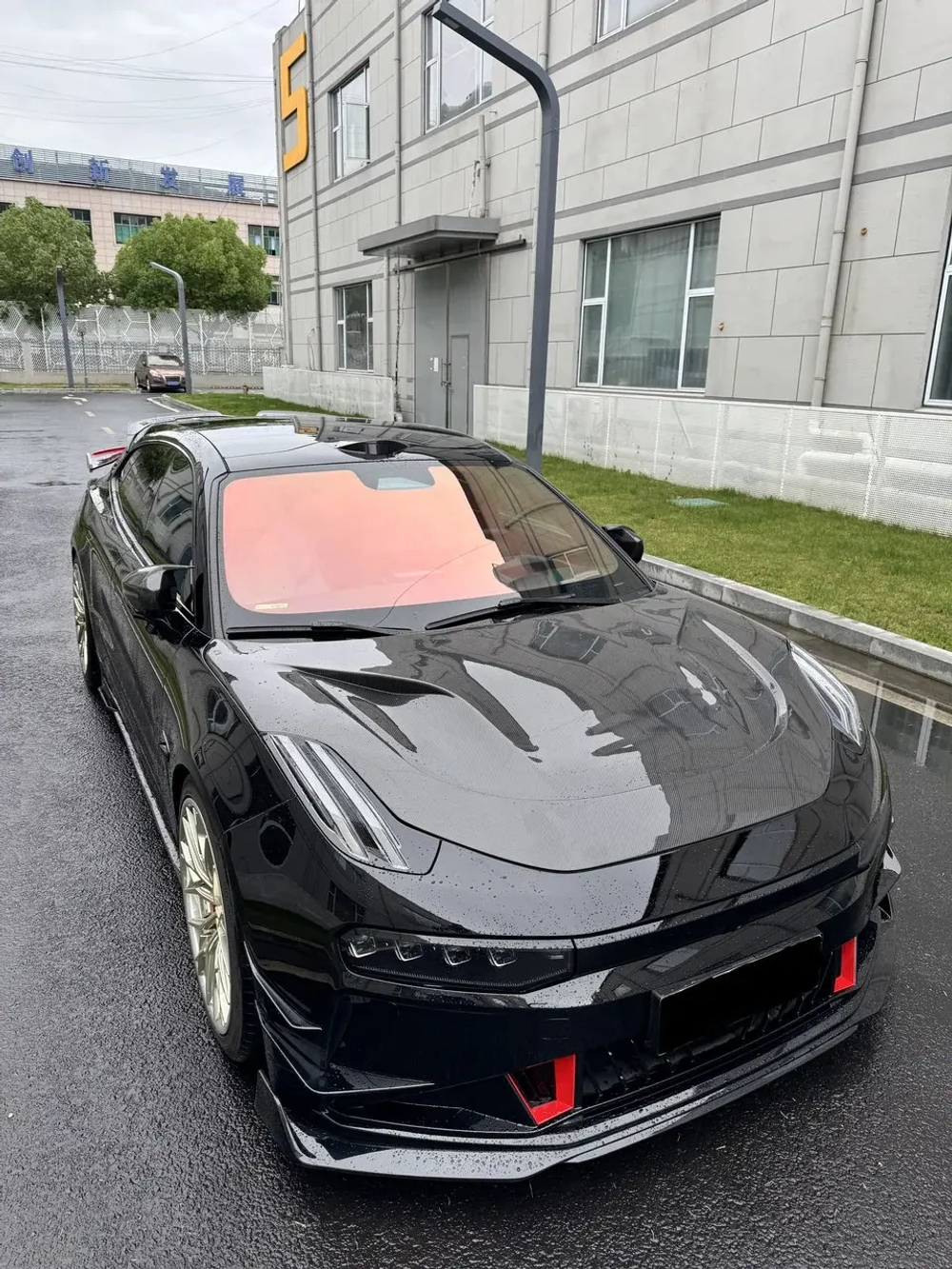 Карбоновый капот для Zeekr 001 2021 / 001 Facelift 2024+