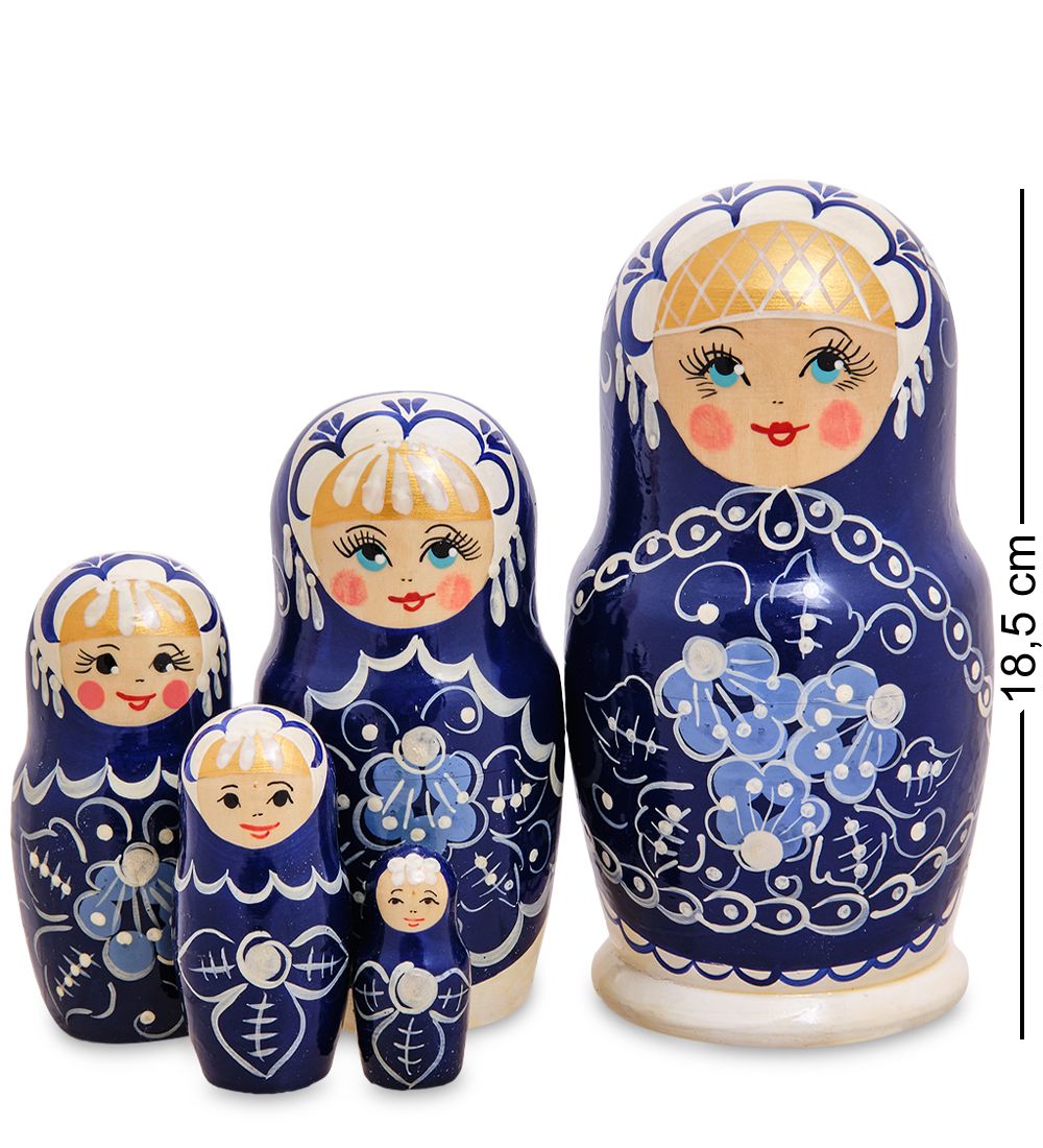 Народные промыслы МР-10/29 Матрешка 5-кукольная (Вятская)