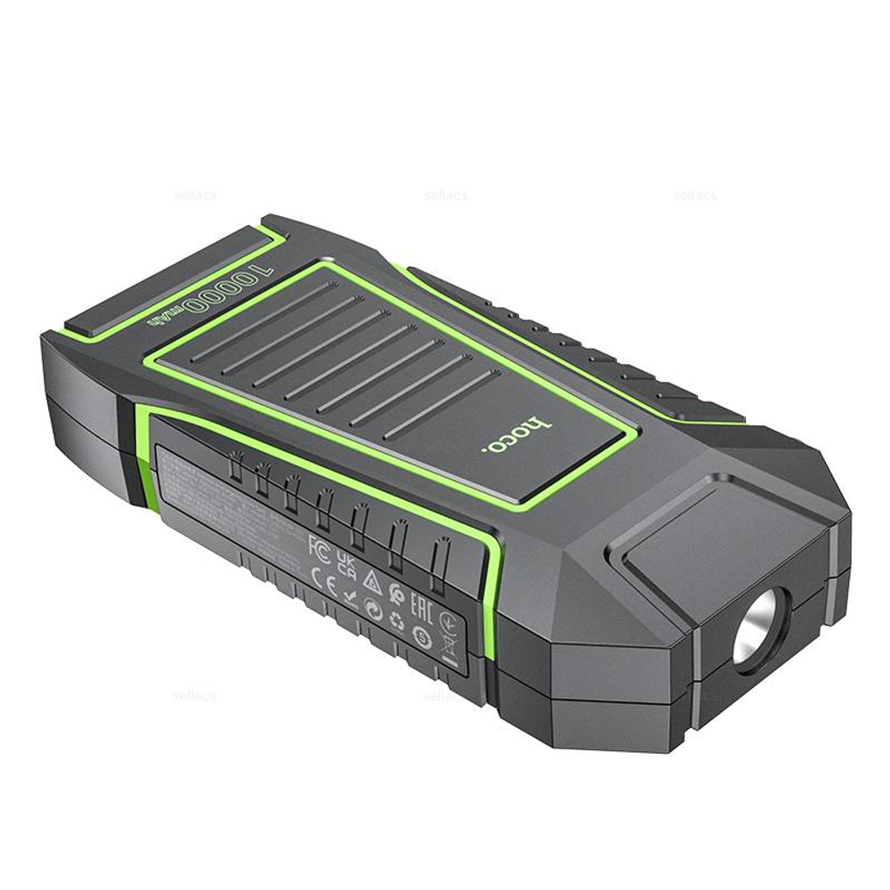 Hoco QS1 Spring портативный аккумулятор для запуска авто (10000mAh) (black) (Краснодар склад)