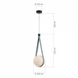 Подвесной светильник ST-Luce Moonbag SL2002.423.01