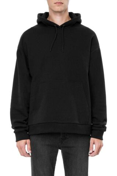 Мужская толстовка FITGO с капюшоном и карманом кенгуру, черная толстовка с капюшоном