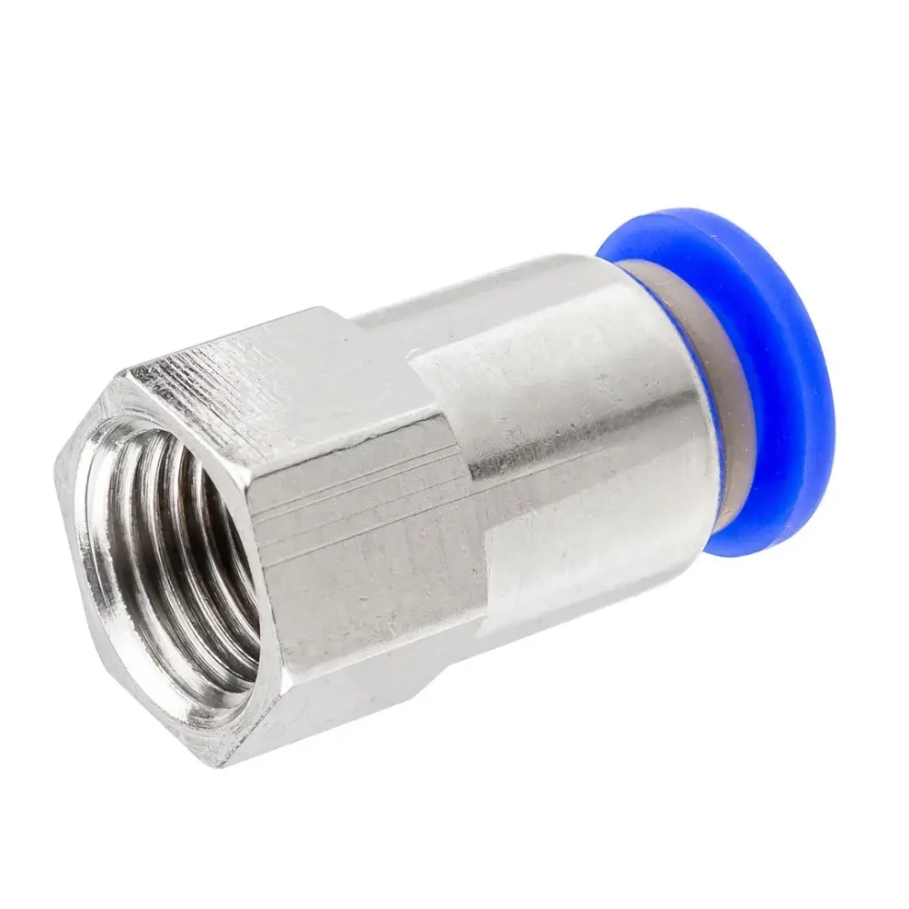 Фитинг для пластиковых трубок 6мм с внутренней резьбой 1/8'' Forsage F-SPCF06-01