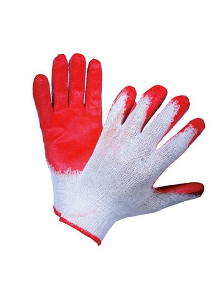 Перчатки х/б с латексом