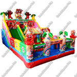 Коммерческий батут "В погоне за медведем 3" 10*6*5 м