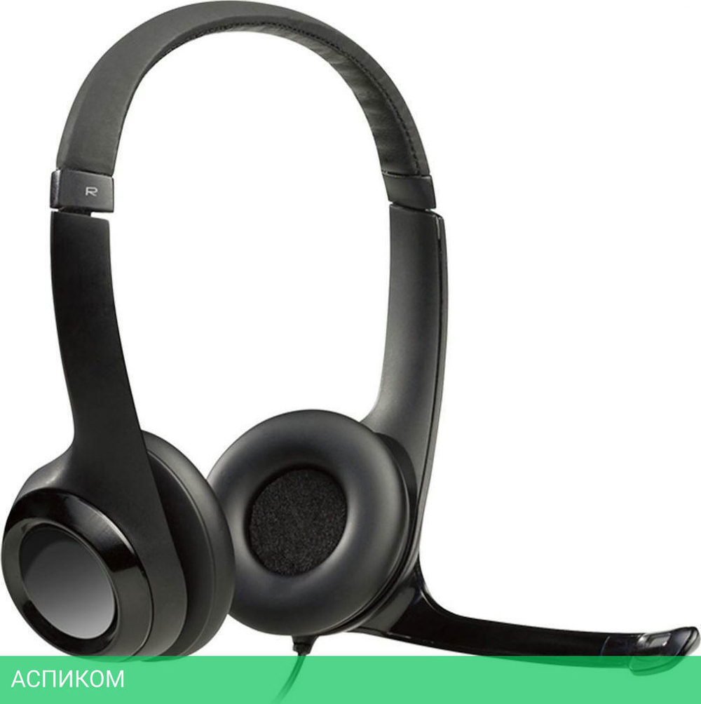 Гарнитура Logitech Stereo Headset H390 Black (981-000803)