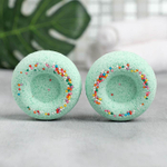 Набор из 2 бурлящих пончиков «АвоКардио» с цитрусовым ароматом (Цвет: не задано)