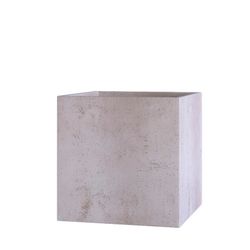 Кашпо CUBE CONCRETE WHITE 30x30x30