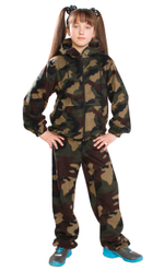 Костюм детский Флисовый зелёный КМФ