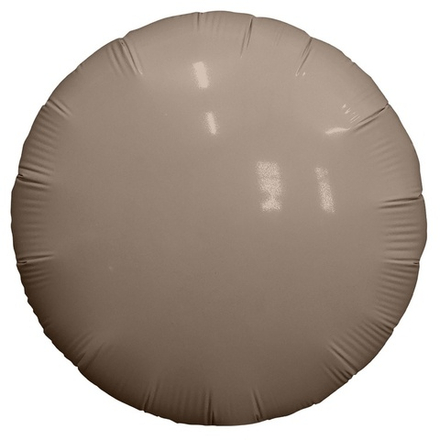 Шар "Круг" Сатин Какао 45 см