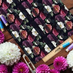 Ткань мембрана маслом нарисованные цветы под тенью