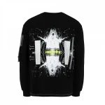 Лонгслив Heartz Runner Boxy Черно-белый