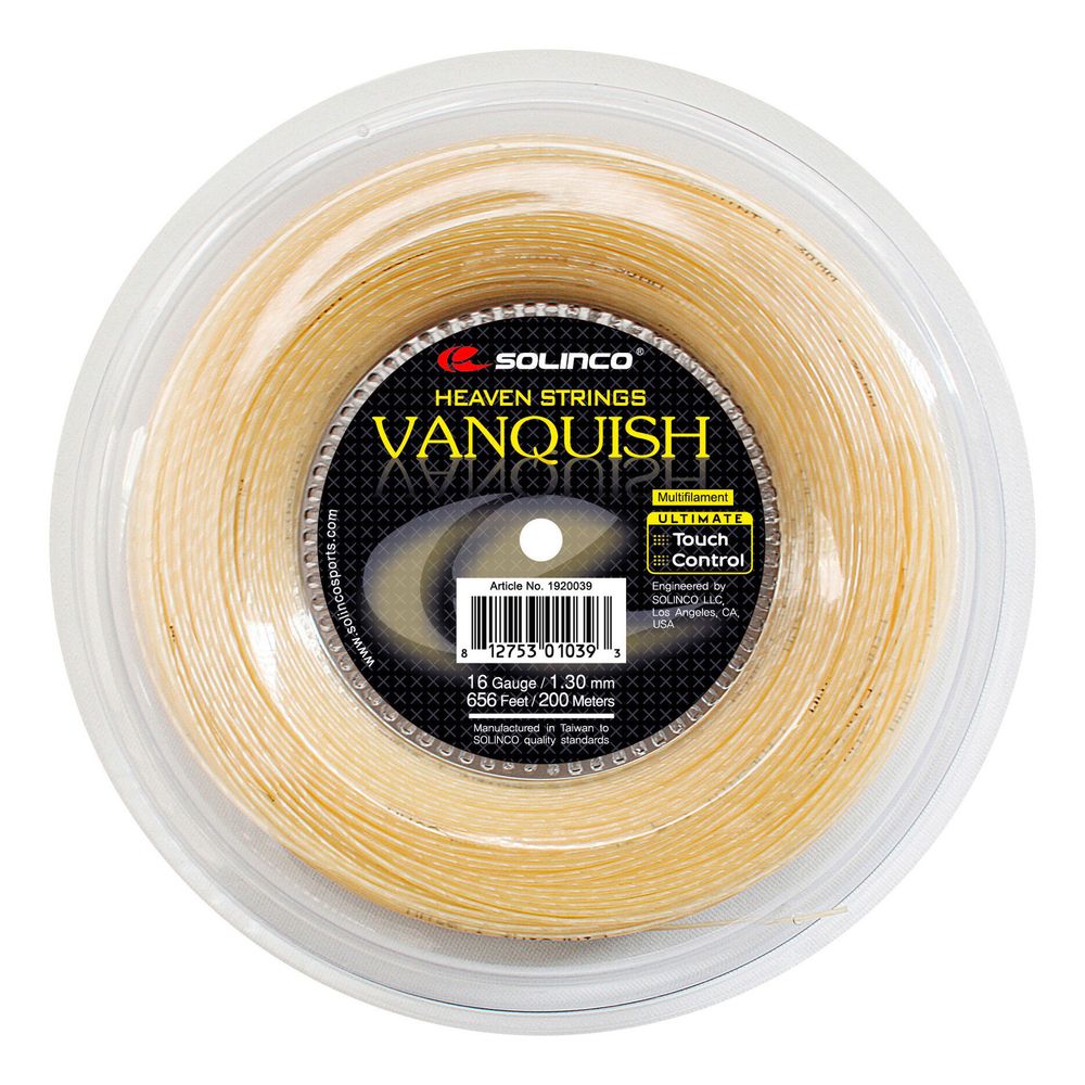 Струны теннисные Solinco Vanquish String Reel 200m - Ecru