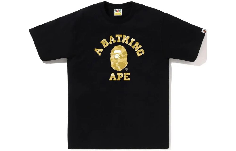 A Bathing Ape Color Camo College Tee Ss24