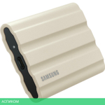 Внешний накопитель Samsung T7 Shield 2TB бежевый (MU-PE2T0K/WW)