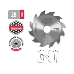 Диск пильный 150x6/4,0x30 Z=12 A=12 Woodwork 28.150.06
