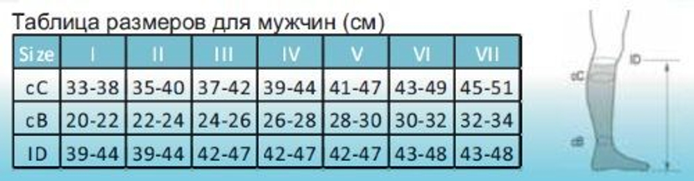 Гольфы OPPO Medical Travel 2826-M  мужские, для путешествий (1 класс)