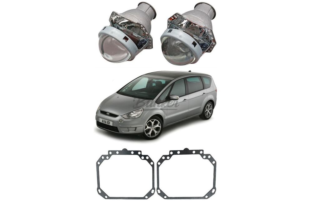 Готовый комплект для замены штатных линз Ford S-Max 2006-2015