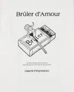Футболка Bruler d'Amour Matches белая