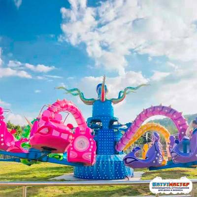 Спрут аттракцион «Властелин морей» 20 кабинок, 40 места 13,5×13,5×4,5 м