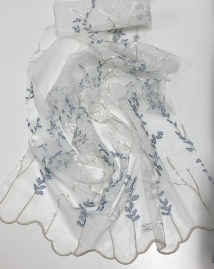 Тюль с вышивкой Sofia арт. Sakura MRT 09 col 04 (высота 300 см, Турция)