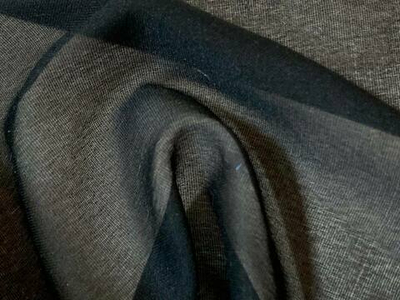 Дублерин эластичный, ш. 150 см, 31 г/м2, чёрный (НАРЕЗКА)