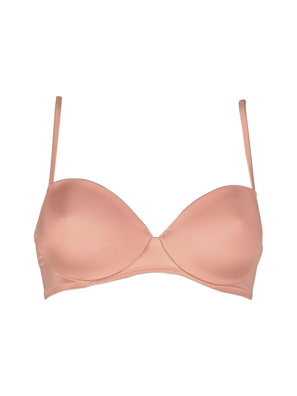Бюстгальтер-балконет с формованной чашкой из микрофибры (Размер: 3C) (Цвет: бежевый)