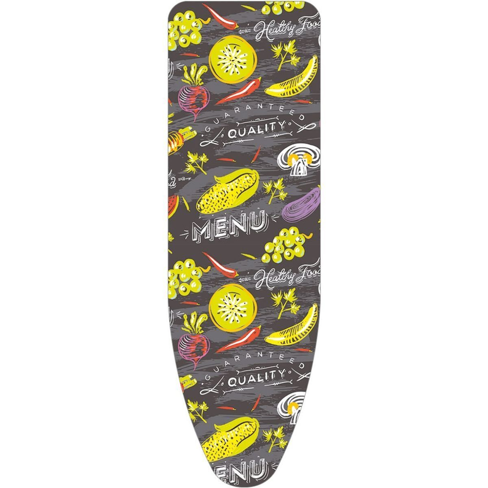 Чехол для гладильной доски с антипригарным поролоном, 129х54 см, в асс, Nika