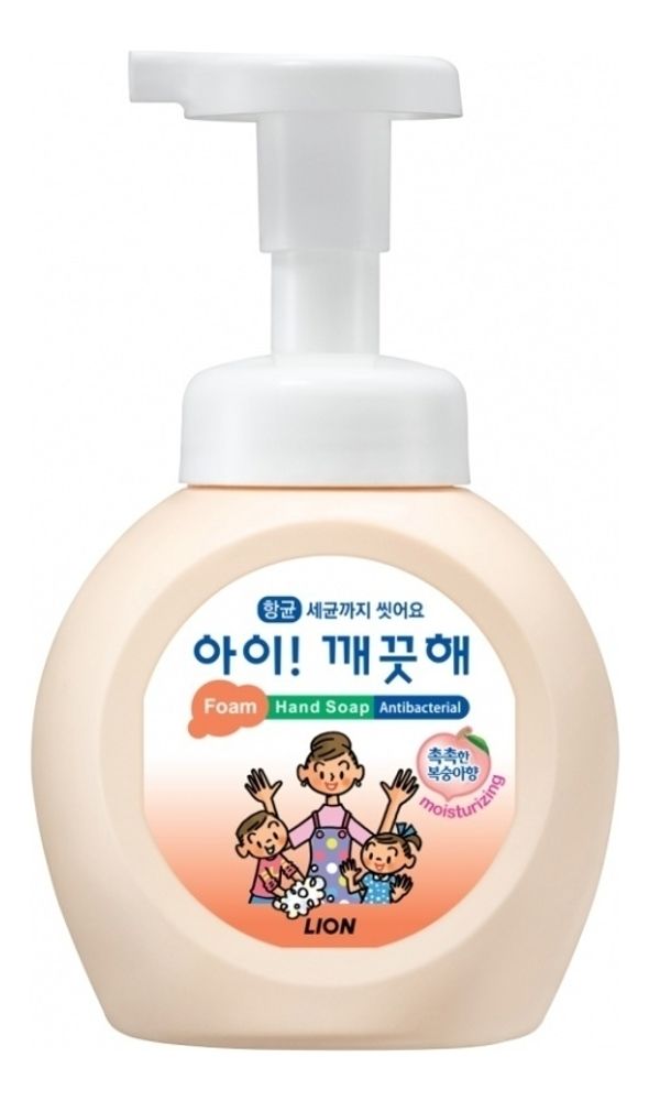 Пенное мыло для рук LION с персиком Ai kekute foaming handsoap peach, 250 мл