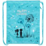 Мешок для обуви BRAUBERG PREMIUM, карман, подкладка, светоотражающие элементы, 43х33 см, "Happy friendship", 270745