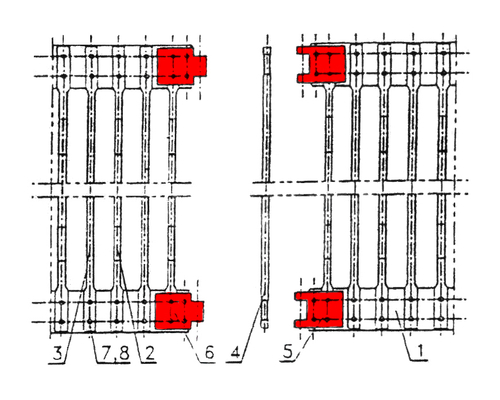 Замок транспортера горки (пара) Anna тип 2