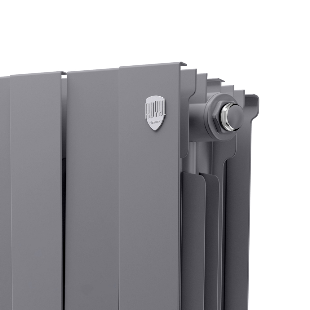 Радиатор биметаллический Royal Thermo PianoForte 200 Silver Satin 20 секций