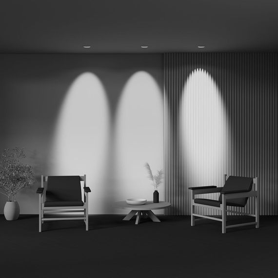 Встраиваемый светодиодный светильник Maytoni Technical Downlight Lens DL105-12W3K-W