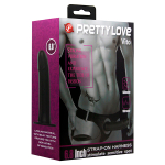 Мужской вибрострапон 17,3см на трусиках Pretty Love Harness Vito Strap-On BW-022055