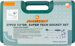 S68H4127S Набор головок торцевых 1/2"DR Super Tech, 27 предметов