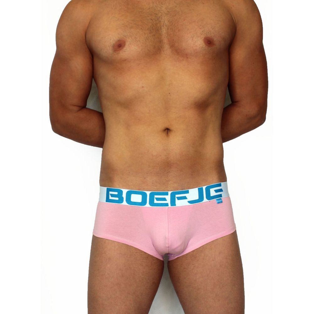 Мужские трусы хипсы розовые Boefje
