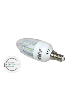 Светодиодная LED лампа С35 Е14 36LED 5W 3шт холод