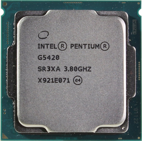 Процессор CPU Intel Pentium G5420 3.8 GHz/2core/SVGA UHD Graphics 610/ 4Mb/54W/8 GT/s LGA1151