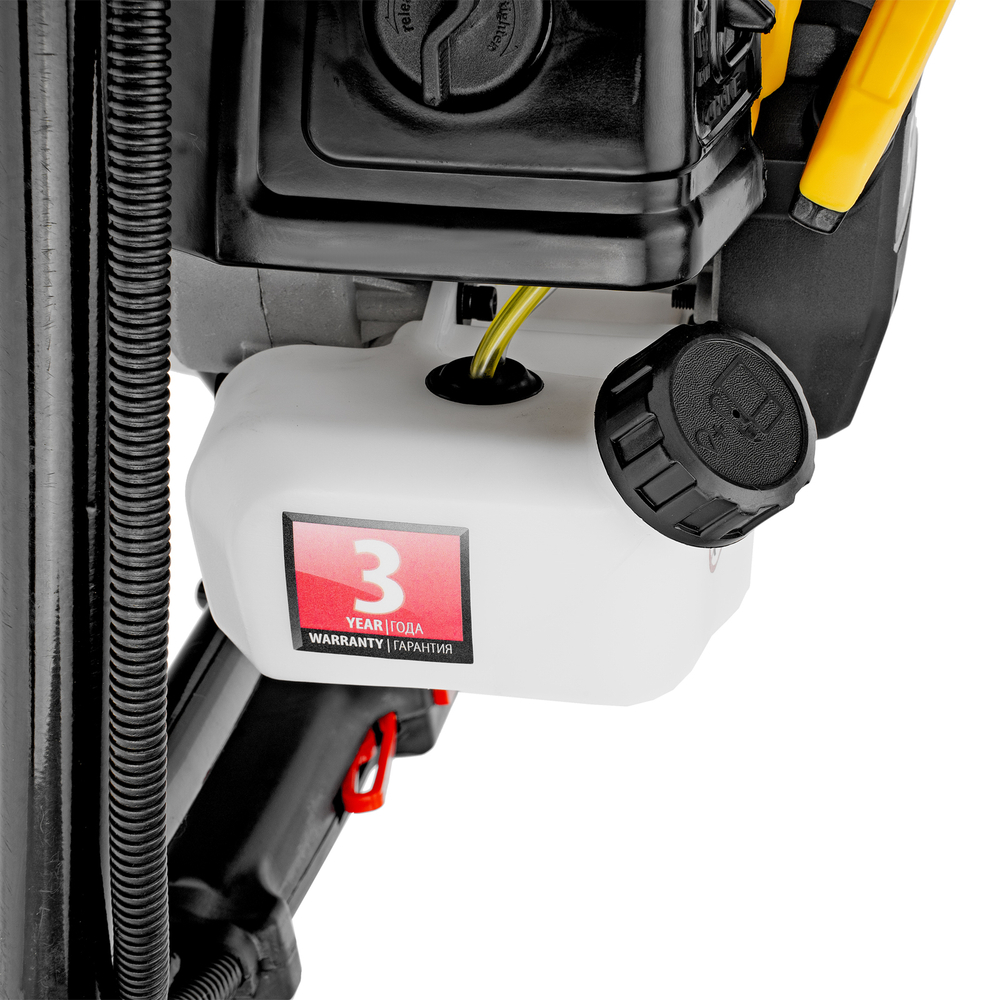 Мотобур DX-52, объем двигателя 52 см3, соединение 20 мм, без шнека Denzel