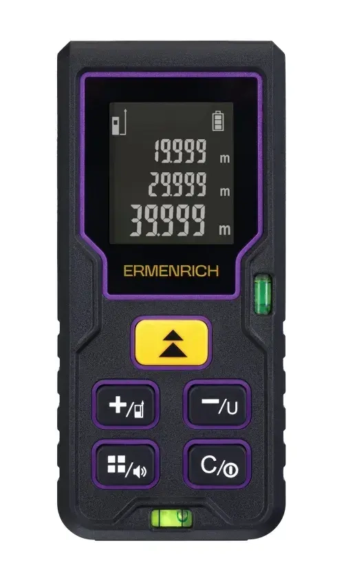 Лазерная рулетка Ermenrich Reel PLUS GD80, фиолетовый
