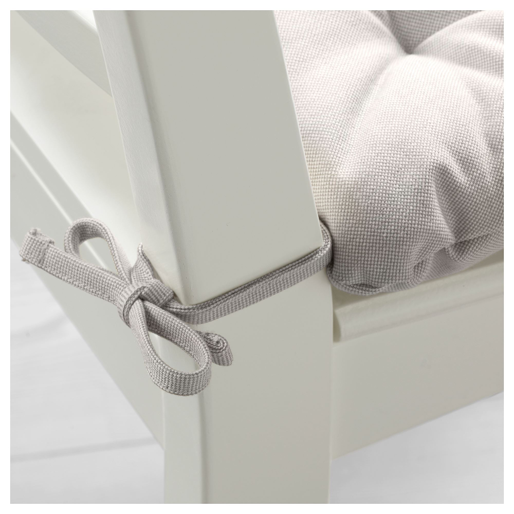 Подушка на стул IKEA VIPPART (ВИППЭРТ), Бежевый, 38x38x6,5 см