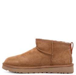 UGG Mens Classic Ultra Mini Zip Boot Chestnut