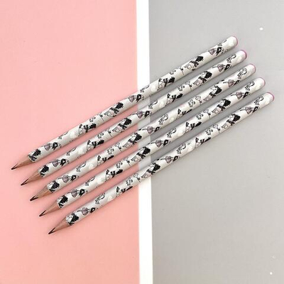 Карандаш ч/г "HappyGraphix. Девочка и единорог. Сердечки" НВ, (Bruno Visconti)