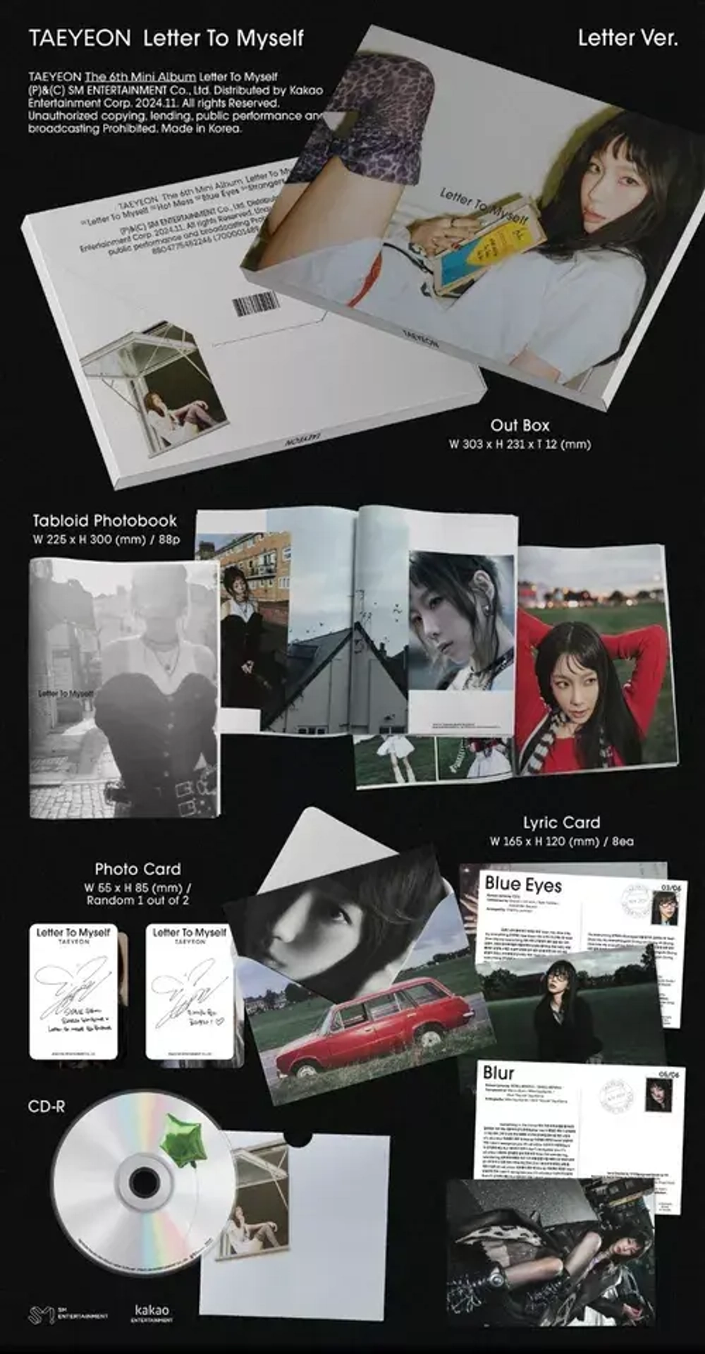 Альбом TAEYEON - Letter To Myself [Letter ver.]