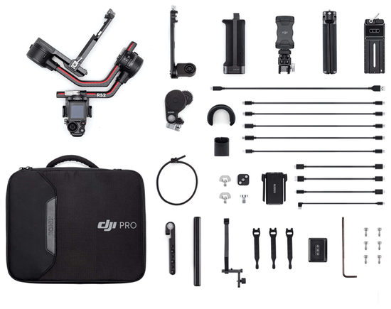 Электрический стабилизатор для зеркального фотоаппарата DJI RS 2 Pro Combo черный