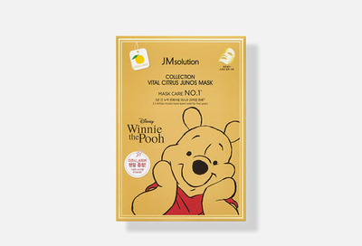 JMSOLUTION Тканевая маска с антиоксидантным эффектом С ЭКСТРАКТОМ ЮДЗУ Collection Vital Citrus Junos Mask (30 мл)