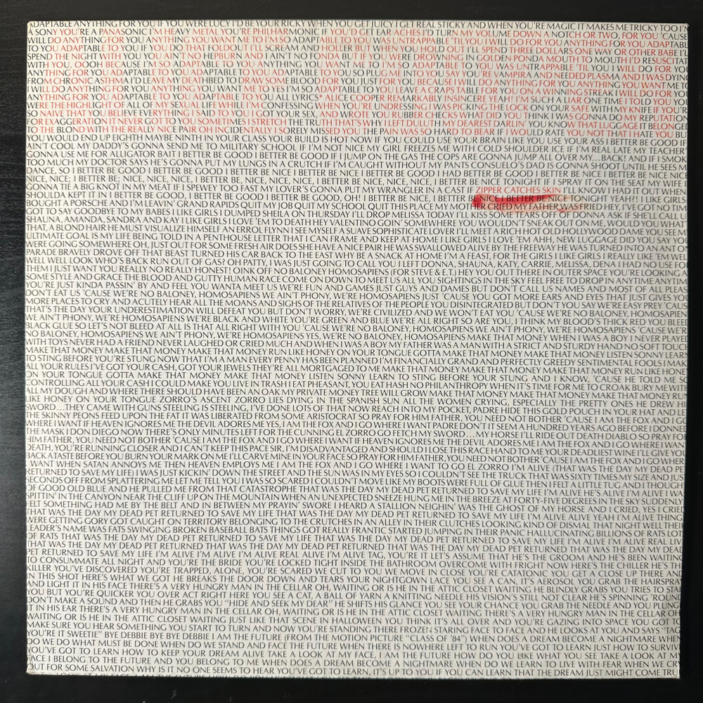 Alice Cooper - Zipper Catches Skin (Cкандинавия 1982г.)