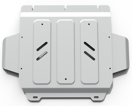 Защита картера Rival для Toyota Tundra II (V - 5.7) 2007-2018 (устанавл-ся совместно с 2333.9509.1.6), штампованная, алюминий 6 мм, с крепежом, 2333.9510.1.6