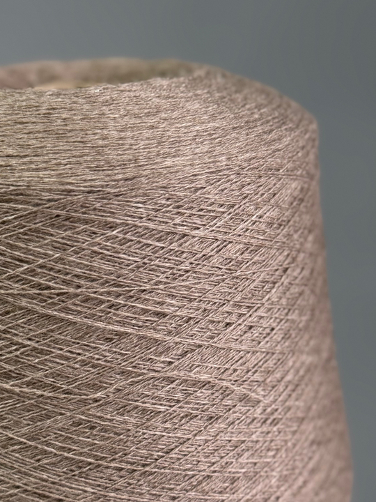 Пряжа Mongolia Cashmere 26/2 (100% кашемир) 1300 м/100 гр, серо-бежевый меланж (органик)
